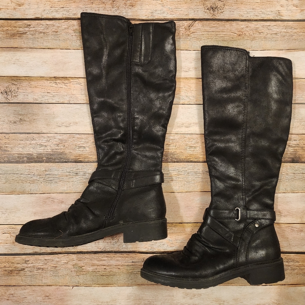 Women's Size 8.5 Baretraps Chara Tall Black Boots